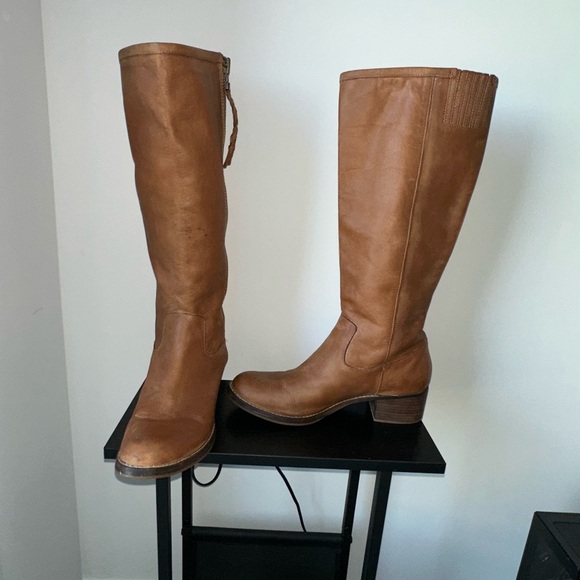 Lucky Brand Shoes - 🤎 Lucky Brand LK-Hesper Tall Leather Boots Dark Camel Norway 10M